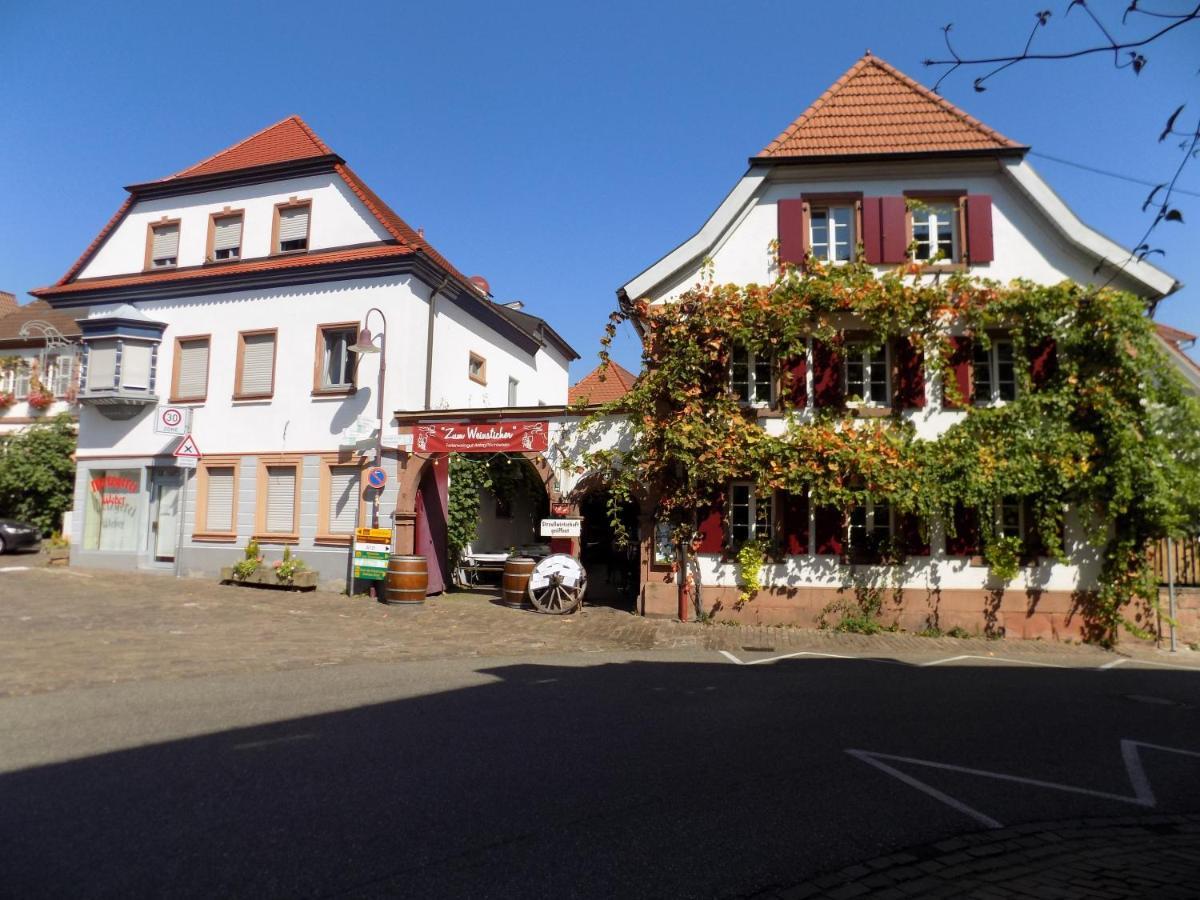 Zum Weinsticher, Weingut Anlag/Nichterlein Rhodt unter Rietburg Exteriör bild